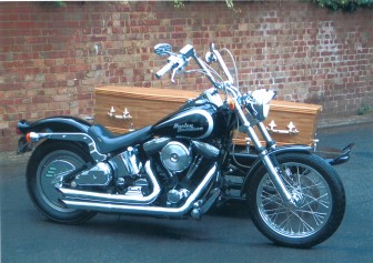 moter cycle hearse