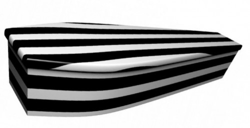 black and white pinstripe