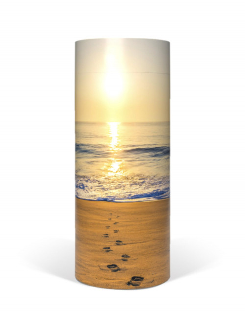 Footprints In The Sand Scatter Tube