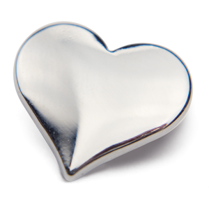 Silver Heart Pin
