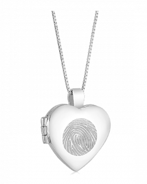 Heart Locket Cremation Pendant