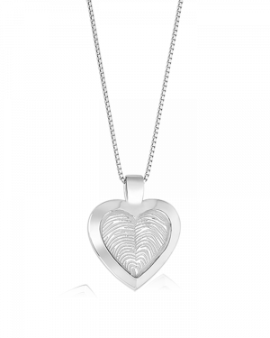 Indent Heart Cremation Pendant