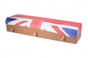 Cardboard Coffin - Printed