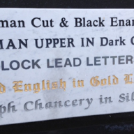 Lettering Types